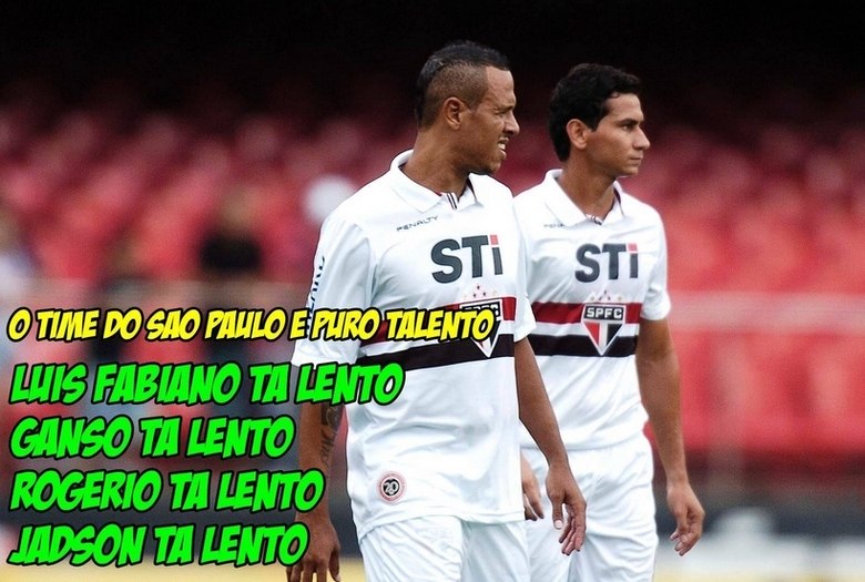 As estrelas do São Paulo foram os principais focos das brincadeiras