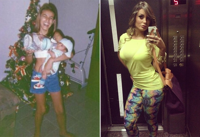 Andressa Urach publica fotos antigas. Veja o antes e depois! Fotos R7 Moda e Beleza