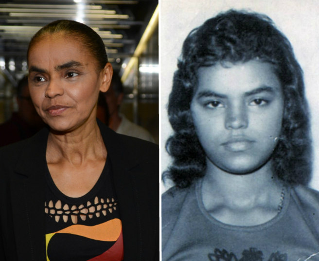 São poucas as fotos da época de criança de Marina Silva, mas as poucas que existem se tornaram bastante conhecidas depois que a ex-senadora passou a figurar no rol dos presidenciáveis