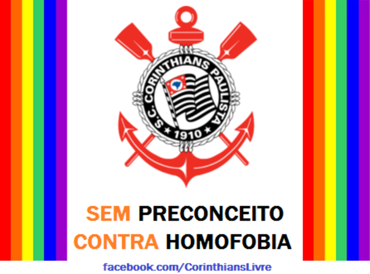 No entanto, não é a primeira vez que grupos com a orientação sexual se reúnem para torcer por times de futebol. Muitos clubes já contam com o apoio dos homossexuais em redes sociais. O próprio Timão já tinha uma, a Corinthians Livre, que já tem mais de 2000 curtidas