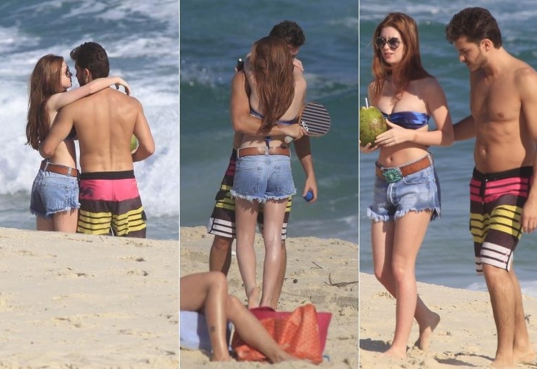 — Acho hilário esse tipo de coisa. Namorado há dois anos e meio e a família do Kleber é de SP, então, então a família dele no Rio, é a minha. Minha mãe não precisa ficar me vigiando