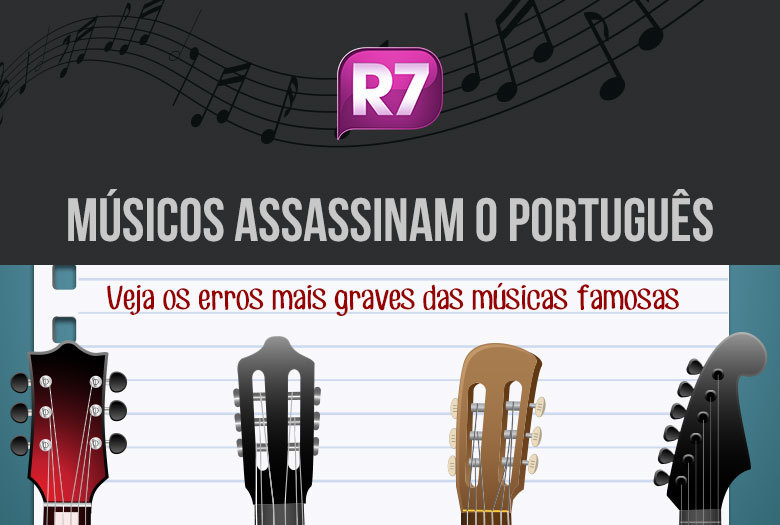 Aquela regrinha básica do português de concordar sujeito com o verbo não é tarefa fácil para os compositores brasileiros. Embora eles tenham o dom de fazer músicas que emocionam milhões de pessoas, muitas vezes acabam sacrificando a nossa língua. Veja alguns dos erros mais pesados nas canções famosas