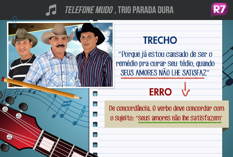 Telefone
Mudo, Trio Parada Dura clássico sertanejo já foi gravado por duplas famosas, como Victor & Leo