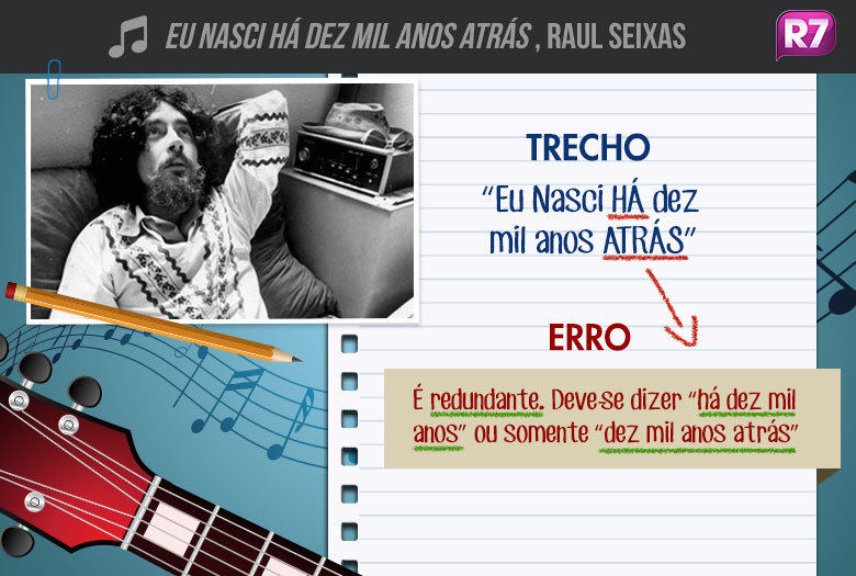 Eu
Nasci Há Dez Mil Anos Atrás, Raul Seixas: do
quinto álbum homônimo do cantor