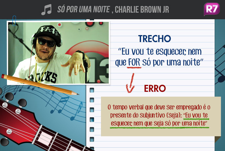 Só Por uma Noite, Charlie Brown Jr: é o segundo single do álbum Bocas Ordinárias