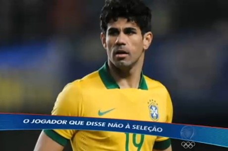 Diego Costa jogou pela seleção em amistosos no início deste ano
