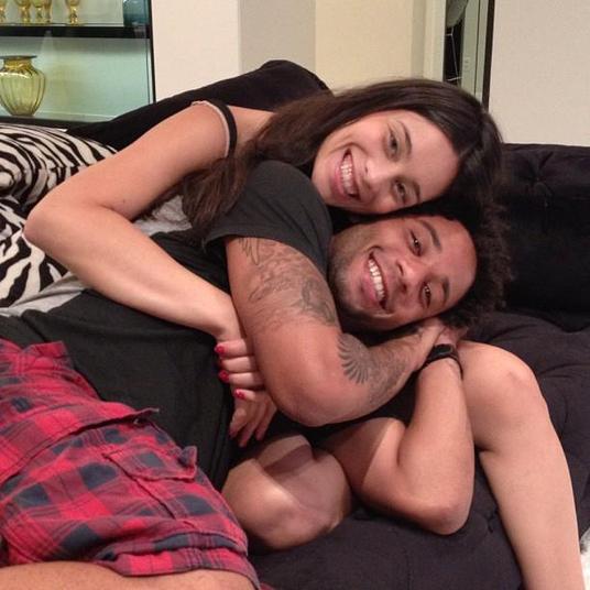 O casal adora ficar in love...