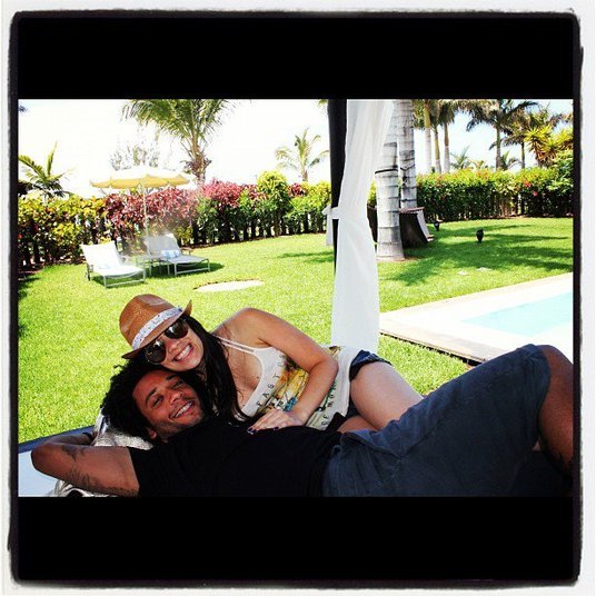 Os dois adoram ficar juntinhos...