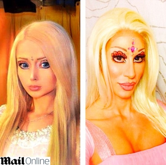 Em entrevista ao jornal britânico Daily Mail, Justin explicou sua 'teoria dos bonecos de verdade.— Valeria se apresenta como a Barbie da vida real, mas ela é uma ilusão causada por roupas e maquiagem, assim como uma drag queen. Se você tirar a maquiagem dela, o resultado é uma pessoa comum
