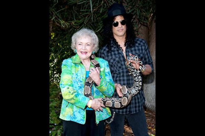 Slash, guitarrista da banda de rock Gun's and Roses é um grande criador de cobras