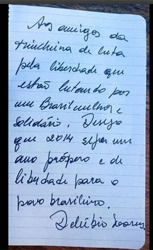 Da Cadeia Delubio Deseja 2014 Prospero E De Liberdade Para O Povo Noticias R7 Brasil Status de liberdade para amigos presos! jornal da record r7