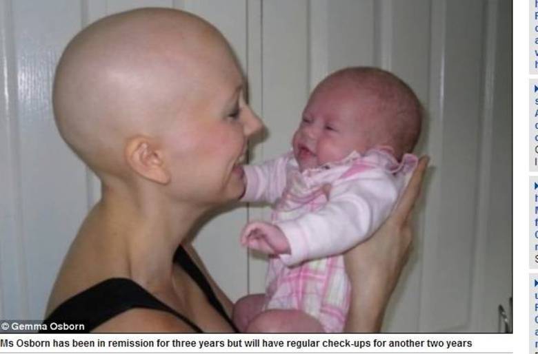 Com pouco mais de cinco meses de grávida de seu primeiro
filho, Gemma Osborn, 31, foi diagnosticada com câncer de mama. Na época, aos 27
anos, ela precisou passou por uma cesariana antes dos nove meses para poder começar
o tratamento de quimioterapia. As informações são do site Daily Mail
Câncer de mama: após ser abandonada por namorado, ex-modelo supera doença e dá a volta por cima
Com pouco mais de cinco meses de grávida de seu primeiro
filho, Gemma Osborn, 31, foi diagnosticada com câncer de mama. Na época, aos 27
anos, ela precisou passou por uma cesariana antes dos nove meses para poder começar
o tratamento de quimioterapia. As informações são do site Daily Mail
Câncer de mama: após ser abandonada por namorado, ex-modelo supera doença e dá a volta por cima