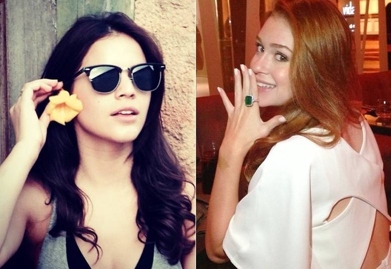 Bruna Marquezine e Marina Ruy Barbosa cresceram na TV e são da mesma geração talentosa de atrizes. Amigas durante a infância e adolescência, as duas não se falam mais e evitam ir aos mesmos eventos. Além disso, as beldades se ignoram nas redes sociais e não se seguem no Instagram. O porquê de tudo isso? Ninguém sabe ainda... Bruna Marquezine e Marina Ruy Barbosa cresceram na TV e são da mesma geração talentosa de atrizes. Amigas durante a infância e adolescência, as duas não se falam mais e evitam ir aos mesmos eventos. Além disso, as beldades se ignoram nas redes sociais e não se seguem no Instagram. O porquê de tudo isso? Ninguém sabe ainda...