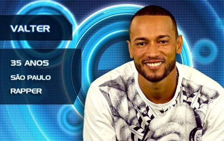 Valter tem 35 anos, é rapper, da cidade de São PauloBBB14: Rapper Valter é amigo de Criolo