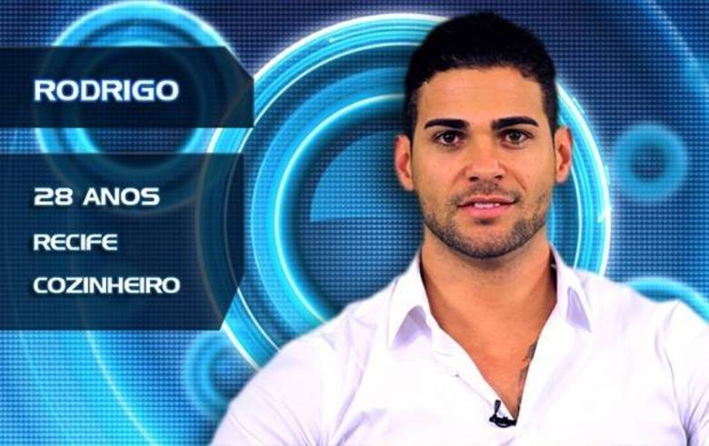 Rodrigo tem 28 anos, é cozinheiro, de Recife, em Pernambuco