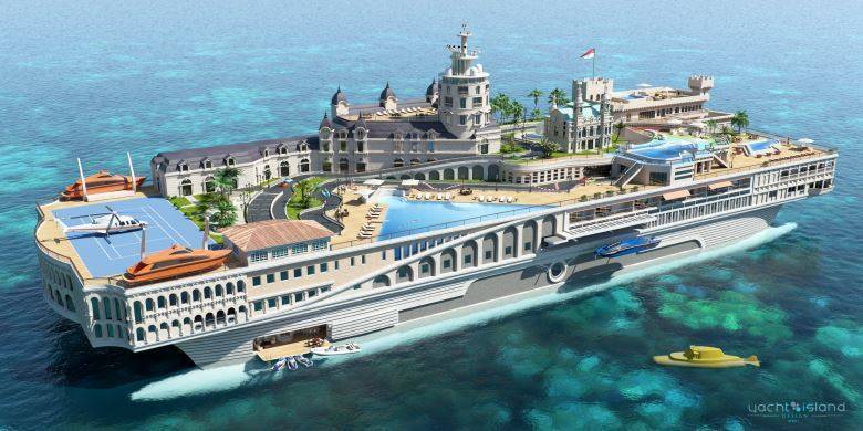 Além do iate-ilha, a empresa tem um segundo modelo: o
Streets of Monaco, iate construído com inspiração nas ruas do Principado de
Mônaco, situado às margens do mar Mediterrâneo.
O objetivo do projeto era colocar sobre a embarcação o circuito de
ruas, retas e curvas que compõem a pista do Grande Prêmio de Fórmula 1. É possível, inclusive, realizar pequenas corridas de kart em cima do
barco, já que a pista comporta até três carros ao mesmo tempo