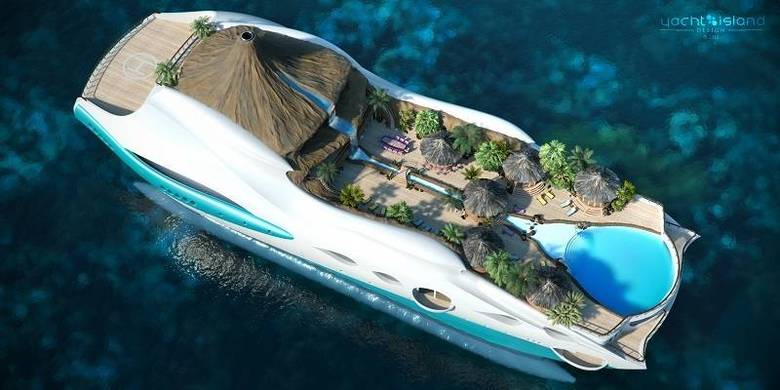 Já pensou navegar a bordo de um iate com piscina, pista de kart e até um vulcão? Se você achou a ideia surreal, saiba que uma empresa do Reino Unido está tornando realidade os sonhos mais extravagantes de seus clientes. Para isso, basta encomendar a embarcação e dar garantias de pagamento para ter um barco pra lá de exclusivo. Veja nas imagens a seguir a maquete dos iates mais inusitados feitos sob medida para seus compradores bilionários