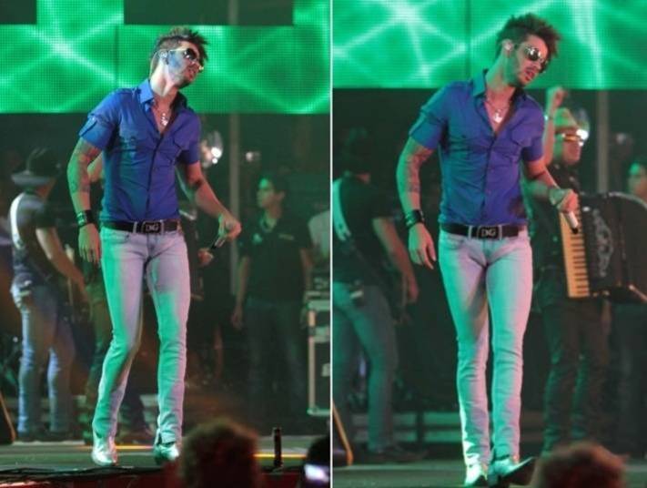 Gusttavo LimaOutro bastante conhecido pelo figurino é o cara do 'tche tchererê'. Com a malhação, Gusttavo começou a ganhar corpo e, as calças que era justas, começaram a ficar muito justas. Feitas de um jeans que estica, a calça fica bem colada às formas do sertanejo e modela algumas partes, enquanto comprime as outras...