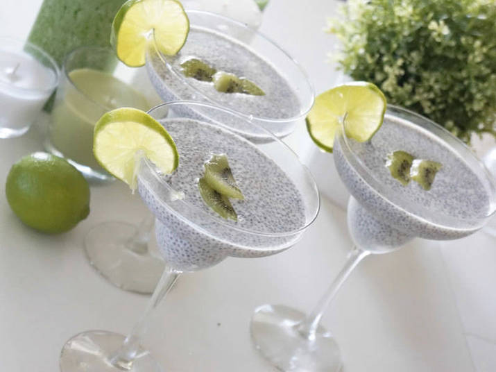 E que tal preparar uma mousse de chia? Dá para fazer com kiwi, limão e até damasco. Aprenda a preparar