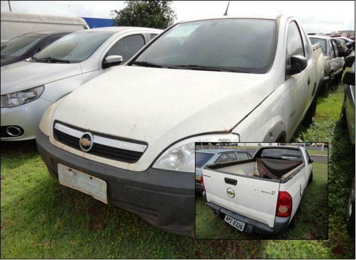 Para aqueles que levam carga extra, a pick-up Montana Conquest Econoflex 2008, que integra
o lote 11 do leilão, pode ser arrematada a partir de R$ 4.500. O mesmo automóvel custa, segundo tabela da FIPE (Fundação Instituto
de Pesquisas Econômicas), em média R$ 21.766
