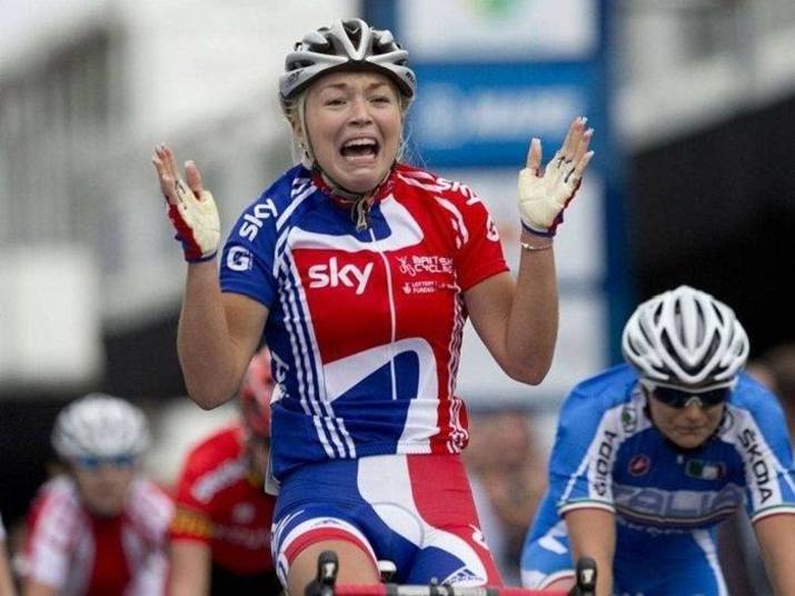 Será que a atleta está chorando de alegria ou de emoção?