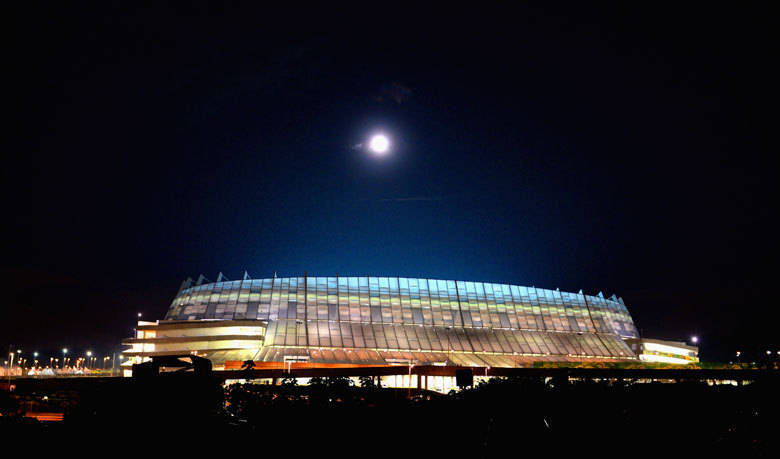 Arena Pernambuco - Recife (PE) - TUDO PRONTOCapacidade:&nbsp;46 mil pessoasCusto: R$ 529,5 milhõesContrato:&nbsp;PPP (Parceria Público-Privada)&nbsp;Construtora:&nbsp;Odebrecht