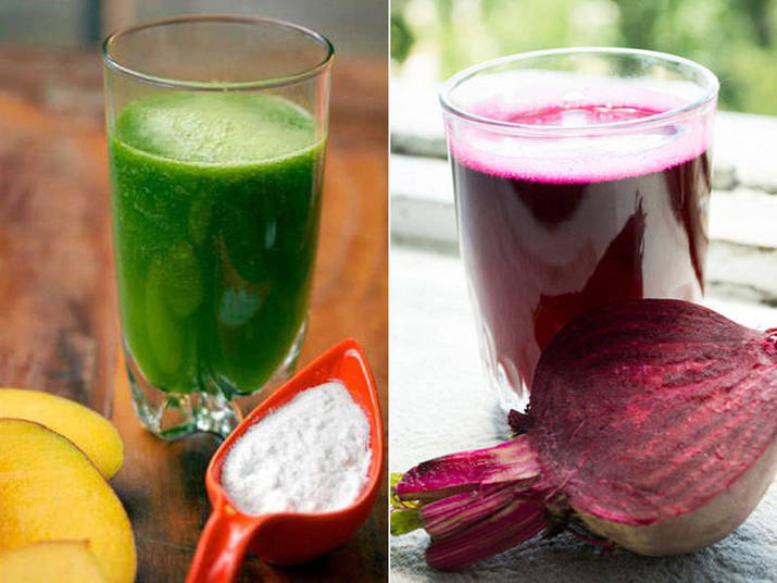 Misturar frutas e verduras em
combinações potentes para turbinar o metabolismo e emagrecer virou mania. O popular suco-verde, à
base de couve e folhas verdes escuras, ganhou a confiança de especialistas e o
paladar das famosas. Mas uma nova combinação cor-de-rosa, que é febre na Europa, desembarcou no Brasil recentemente e promete tomar o posto de “queridinho” do suco verde. A dúvida é: qual deles tomar? R7 ajuda a escolher qual combina mais com você!