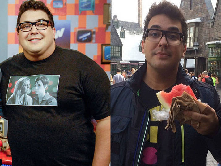 E não é que ele emagreceu? André Marques, recentemente, publicou uma foto em seu Instagram, em que aparece muito mais magro. Ao divulgar a imagem, ele, que estava segurando um pedaço de melancia, escreveu: 'Meu mais novo hambúrguer'. Ano passado, o apresentador se submeteu a uma cirurgia bariátrica. Ele estava cerca de 45kg acima do seu peso. Clique aqui e saiba mais!