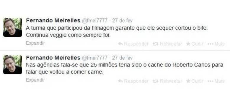 Fernando Meirelles contou mais detalhes do comercial de carne estrelado por Roberto Carlos