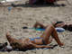 A loirinha chamou atenção com um corpo impecável na praia de Ipanema