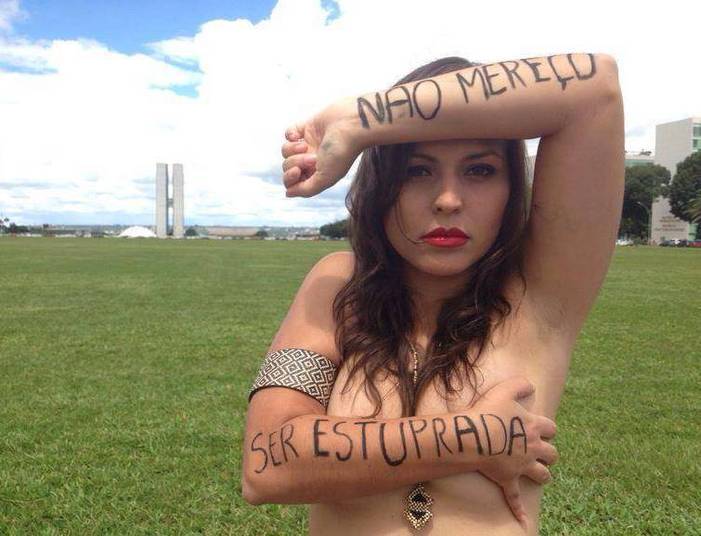 Moradora do DF, a jornalista Nana Queiroz é a criadora da campanha “Eu não mereço ser estuprada”, que já conta com mais de 44 mil adesões em um evento criado no Facebook. A manifestação foi criada na última quinta-feira (27), quando o Ipea (Instituto de Pesquisa Econômica Aplicada) divulgou uma pesquisa que mostra que 65,1% dos brasileiros concordam, total ou parcialmente, que “mulheres que usam roupas que mostram o corpo merecem ser atacadas”.  