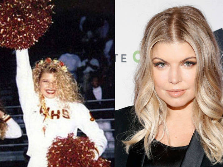 Ex-'The Black Eyed Peas', a cantora Fergie não escondia a empolgação, com direito a pompons para o alto Ex-'The Black Eyed Peas', a cantora Fergie não escondia a empolgação, com direito a pompons para o alto