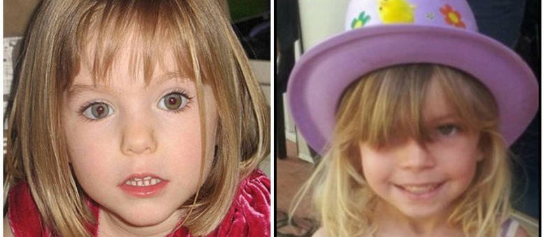 Em 2007, Madeleine (à esq.) foi sequestrada em Portugal durante as férias. Chloe (à dir.) desapareceu na última quinta-feira (7)