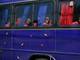 As duas viajaram à capital em uma comitiva de quatro ônibus que saiu de Salto