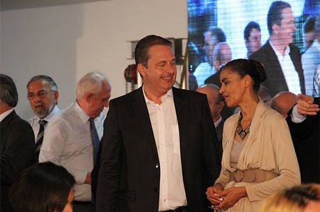 Marina agora fala como vice da chapa de Campos à Presidência