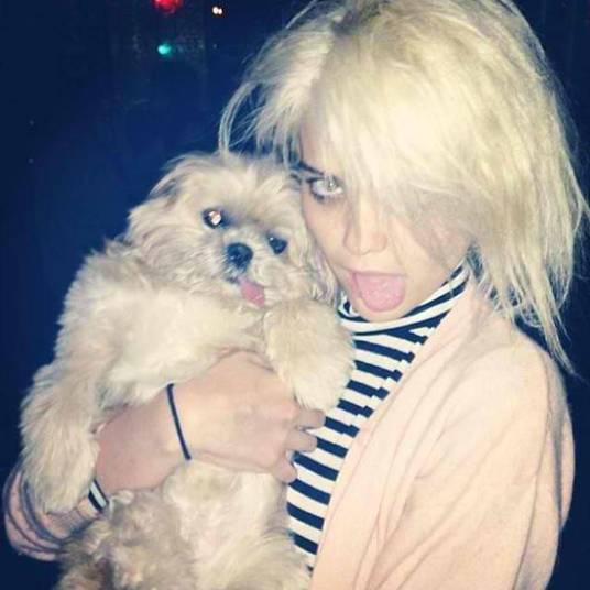 A fama de Marnie se espalhou e alguns famosos já tiraram foto com ele. A cantora Sky Ferreira é uma delas A fama de Marnie se espalhou e alguns famosos já tiraram foto com ele. A cantora Sky Ferreira é uma delas