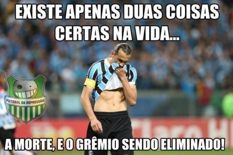 As muitas eliminações do Grêmio também foram lembradas pelos internautas