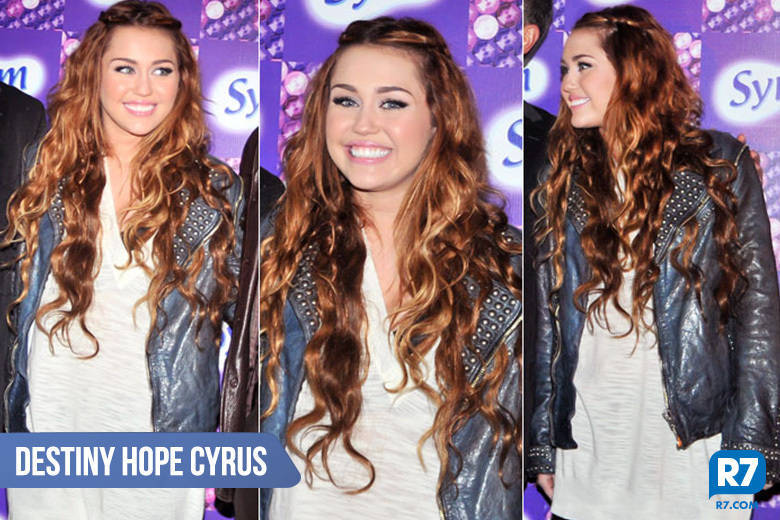 Miley Cyrus guarda o nome Destiny Hope Cyrus somente em seus documentos Miley Cyrus guarda o nome Destiny Hope Cyrus somente em seus documentos
