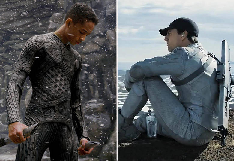 Oblivion e Depois da Terra mostram o mundo devastado e inabitável, o que obrigou os humanos a tentarem a vida em outro planeta