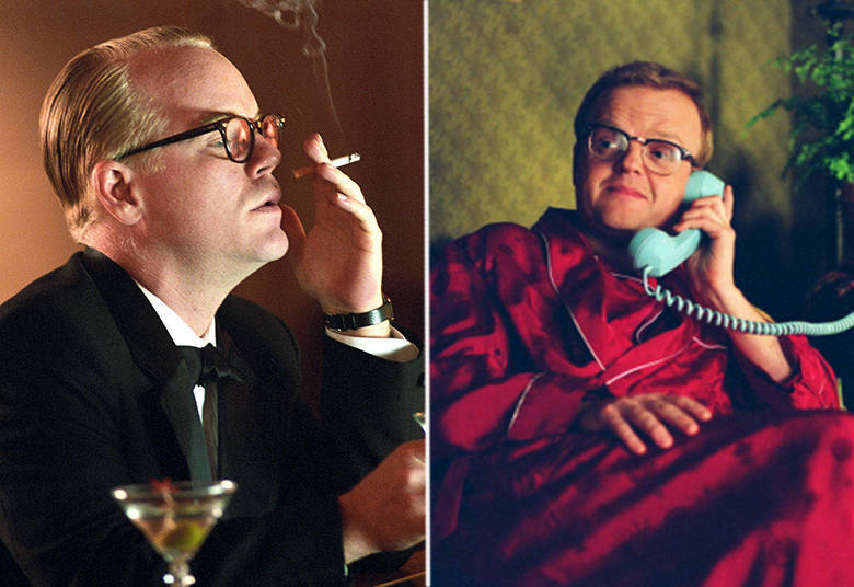 O escritor Truman Capote virou tema de dois filmes na mesma época: Capote e Confidencial, lançados em 2005
