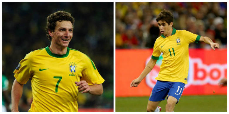 Elano, de 2010, e Oscar, de 2014, são meias que fazem uma bela disputa. Elano, um meia mais recuado, cadencia mais o jogo. Oscar é mais incisivo. Oscar tem mais recursos para puxar contra-ataques, portanto é superior