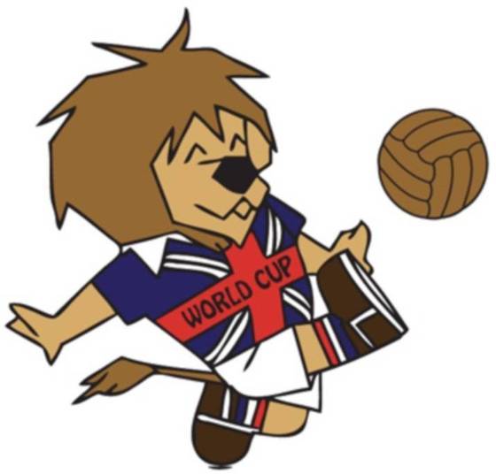 O leão Willie foi a primeira mascote da história das Copas. Ele foi criado em 1966, na Copa da Inglaterra. O leão é uma das marcas do Reino Unido