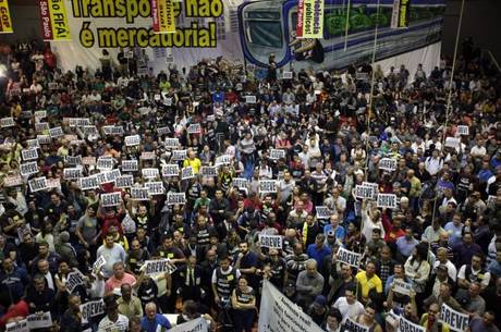 Metroviários entraram em greve
