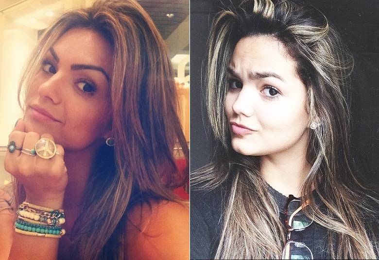 Suzanna é filha de Kelly com o cantor Latino e sua semelhança com a mãe sempre foi grande, desde pequena. Nestas duas fotos, tiradas recentemente, dá para ver que elas só ficam mais e mais parecidas. Cabelo, pose, detalhes do rosto!