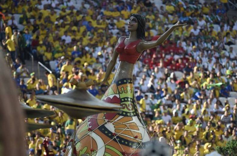 A figura dos baianos foi retratado na abertura da Copa