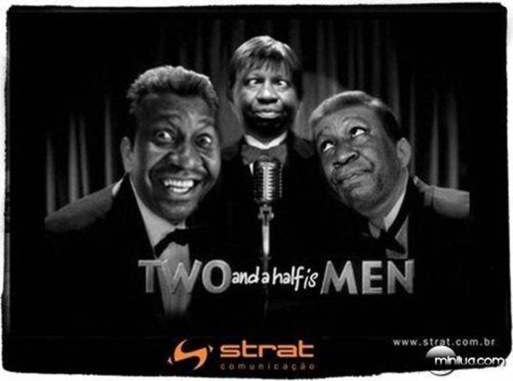 Antônio Carlos Bernardes Gomes ganhou ainda a admiração dos fanáticos pela série norte-americana Two and a Half Man ( Dois Homens e Meion) - ficou bem legal!