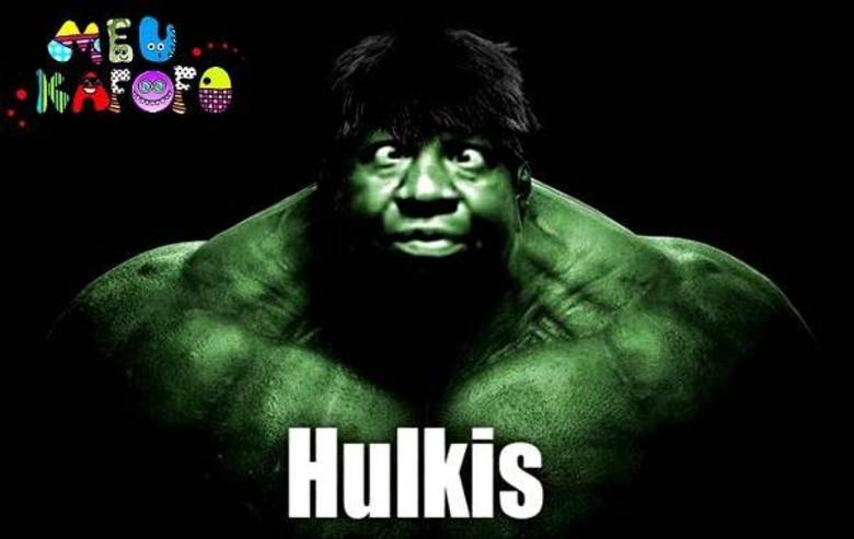 O incrível Hulk foi igualmente adorado pelos internautas na imagem acima 
