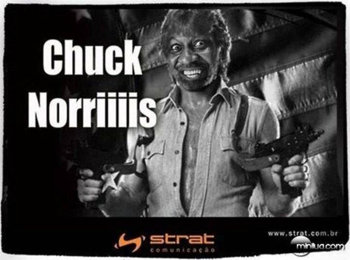 Da mesma forma aconteceu com o ator de filmes de ação Chuk Norris 