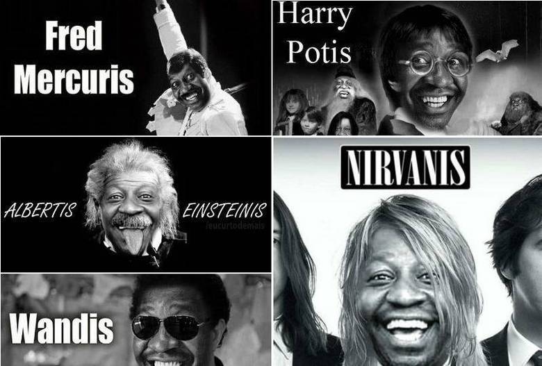 Há 20 anos, em junho de 1994, o Brasil perdia um dos grandes nomes do humor: Antônio Carlos Bernardes Gomes, o Mussum. Ele foi sambista do grupo Os Originais do Samba e comediante do grupo Os Trapalhões. Alegria e irreverência eram seu forte, tanto é que sua memória está ainda mais viva do que nunca em forma de meme na internet. As montagens que circulam pelas redes colocam o rosto de Mussum no lugar de pessoas famosas, sempre seguido de algum nome ou frase com a terminação 'is', uma marca registrada do humorista. Personalidades como o presidente norte-americano Barack Obama, Stevie Jobs e até o Rei do Pop Michael Jackson não se salvaram da criatividade de internautas para homenageá-lo. Dê só uma conferida e boa diversão!