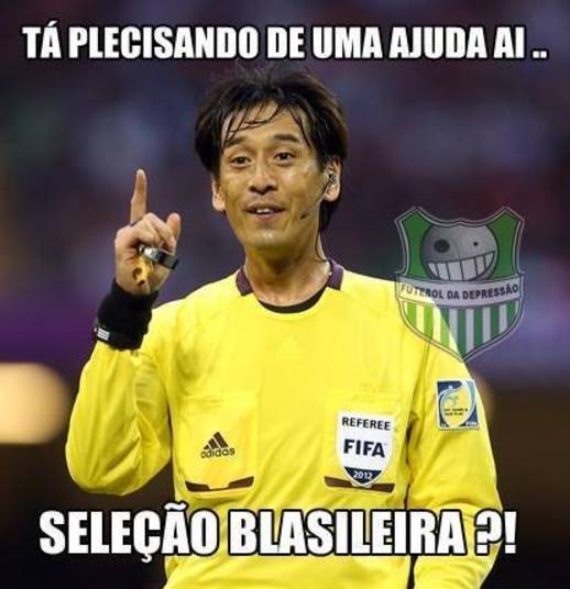 O árbitro japonês se prontifica novamente 